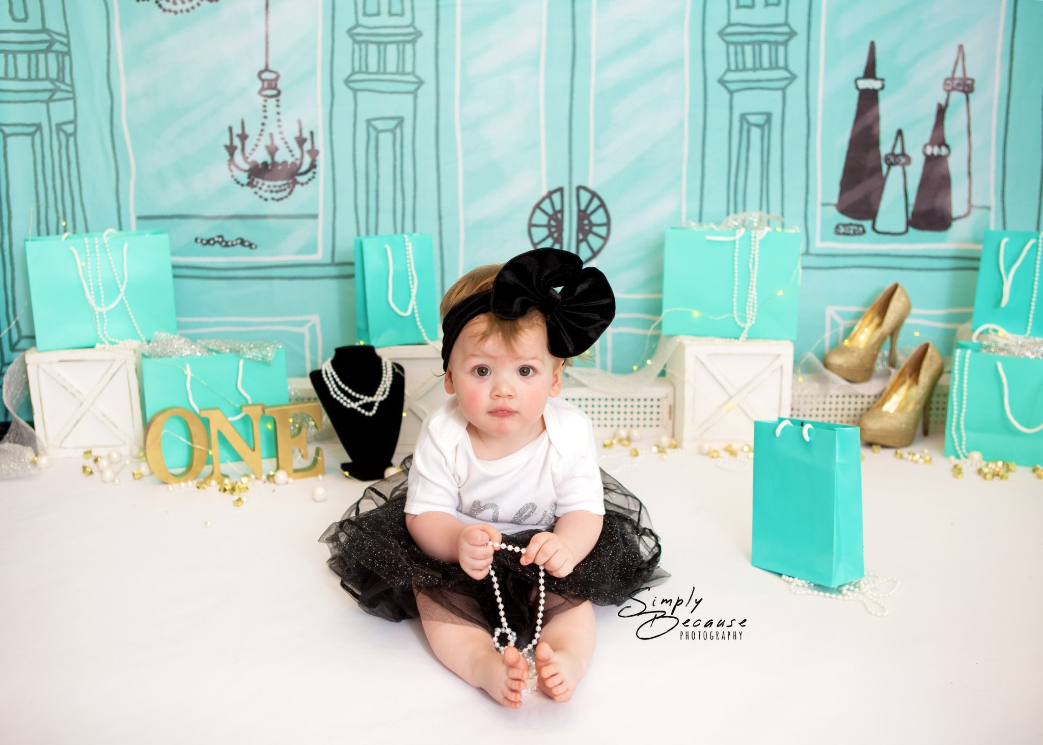 Kate Shopping Spree Storefront Backdrop Designed by Mandy Ringe Photography - Kate Backdrop AU