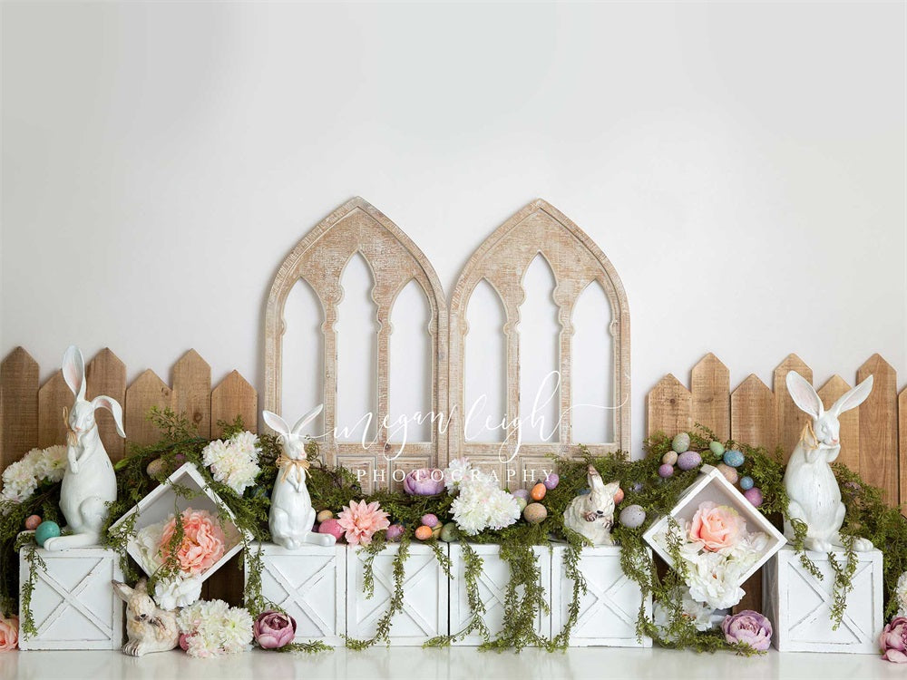 Kate Easter Bunny Haven Backdrop Designed by Megan Leigh Photography - Kate Backdrop AU