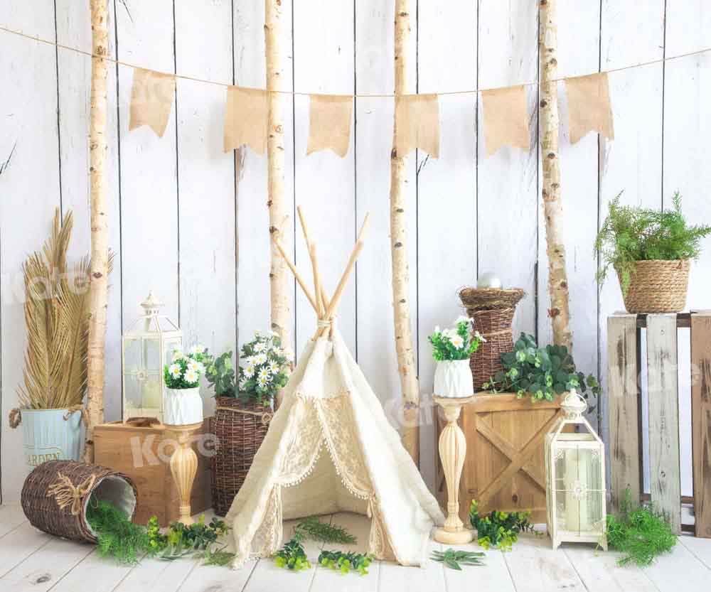 Kate Spring/Summer Wooden Backdrop Tent Jungle Designed by Emetselch - Kate Backdrop AU