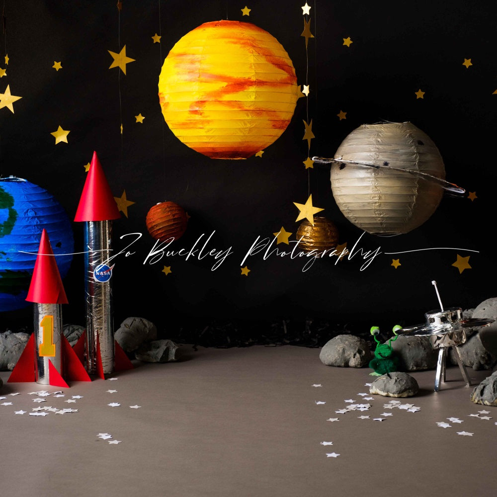 Kate Space Backdrop Cake Smash Boy for Photography Designed by Jo Buckley Photography