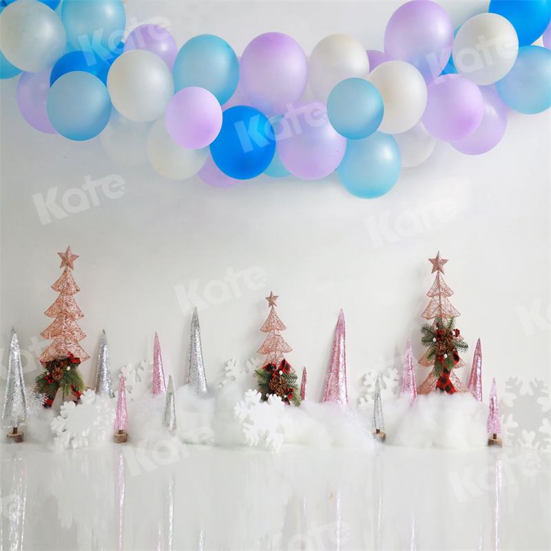 Kate Christmas Backdrop Balloons Cake Smash for Photography