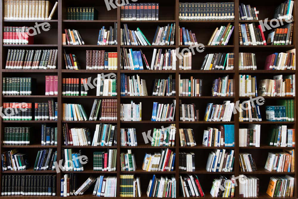 Kate Bookshelf Backdrop Library Designed by Chain Photography