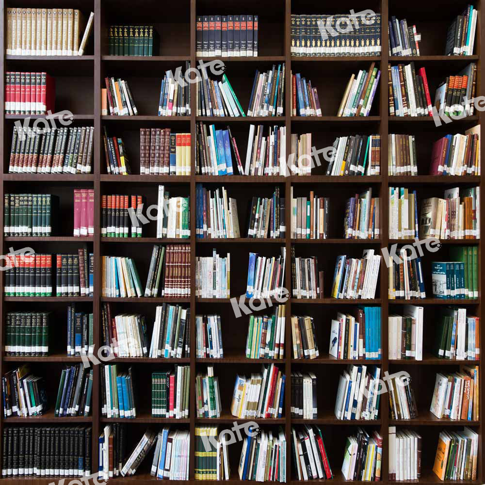 Kate Bookshelf Backdrop Library Designed by Chain Photography