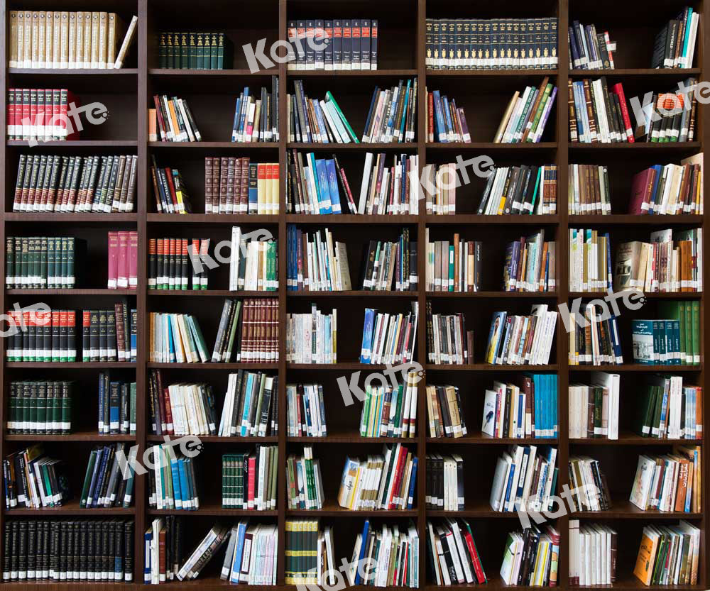 Kate Bookshelf Backdrop Library Designed by Chain Photography