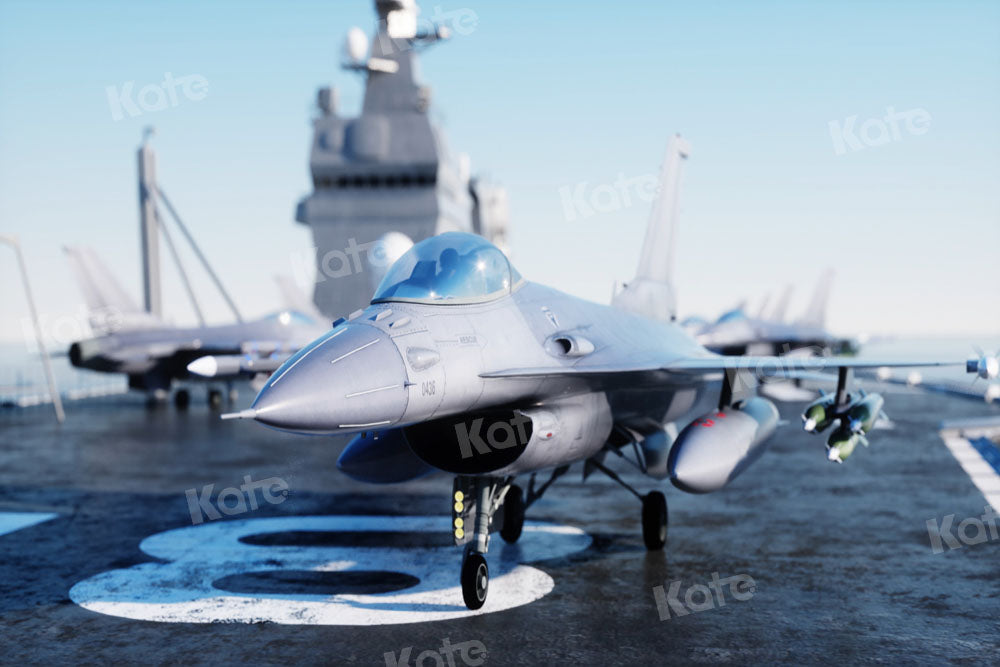 Kate Aircraft Carrier Backdrop Airplane Designed by Chain Photography