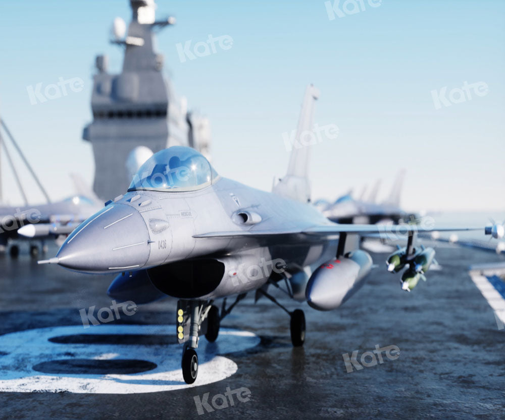 Kate Aircraft Carrier Backdrop Airplane Designed by Chain Photography