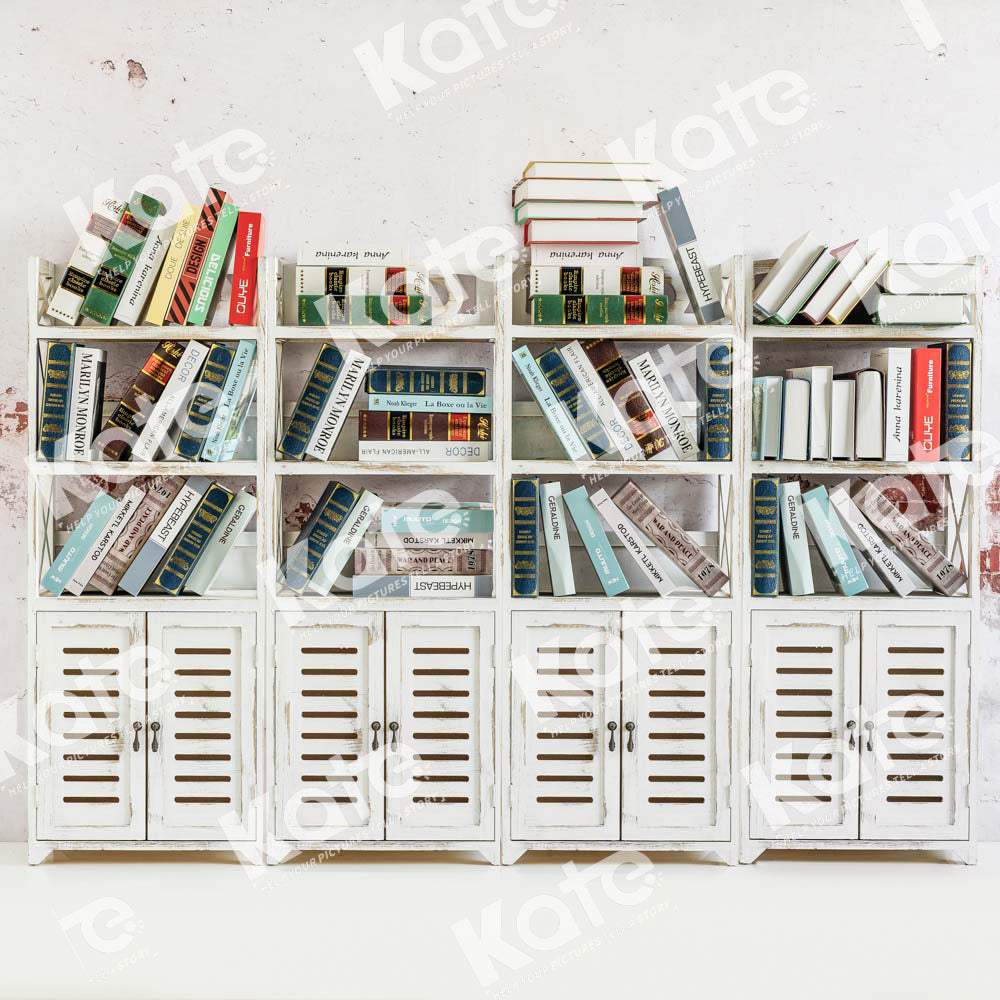 Kate Bookshelf Backdrop Back to School Designed by Emetselch