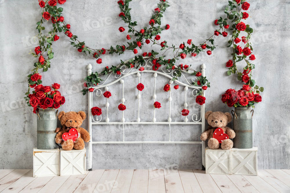 Kate Valentine Headboard Backdrop Rose Designed by Emetselch