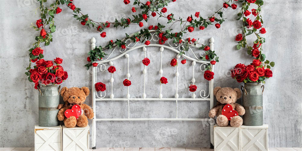 Kate Valentine Headboard Backdrop Rose Designed by Emetselch