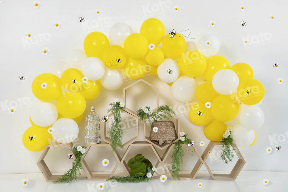 Kate Spring Easter Bee Backdrop Designed by Emetselch