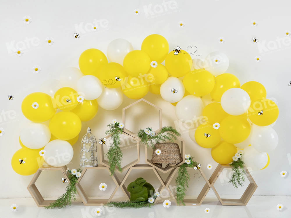 Kate Spring Easter Bee Backdrop Designed by Emetselch