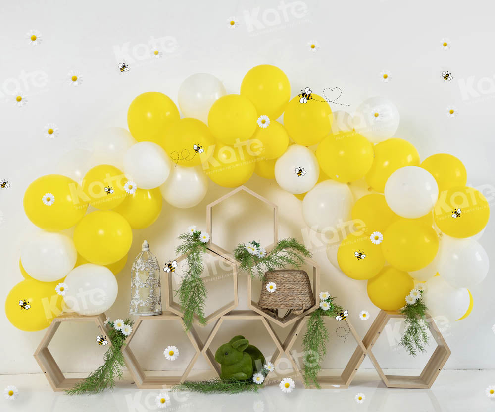 Kate Spring Easter Bee Backdrop Designed by Emetselch