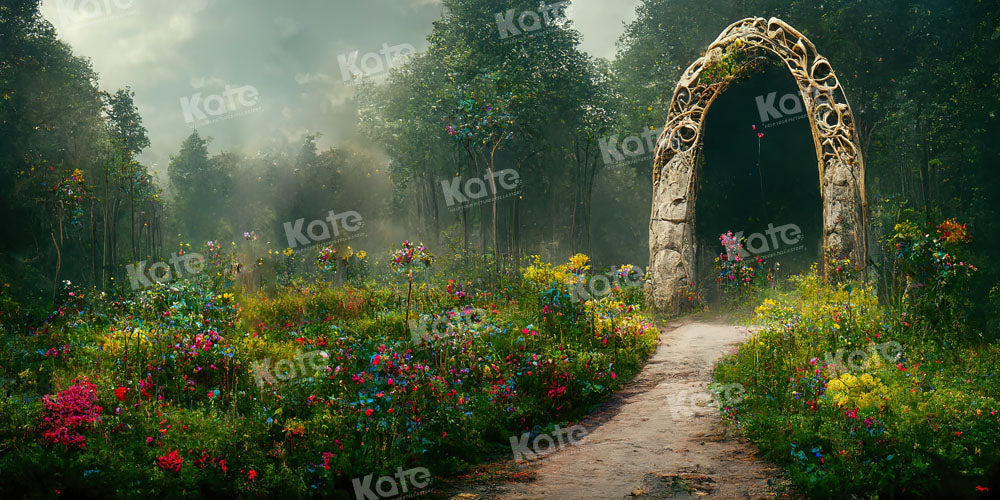 Kate Secret Garden Backdrop Grassland Spring Designed by Chain Photography