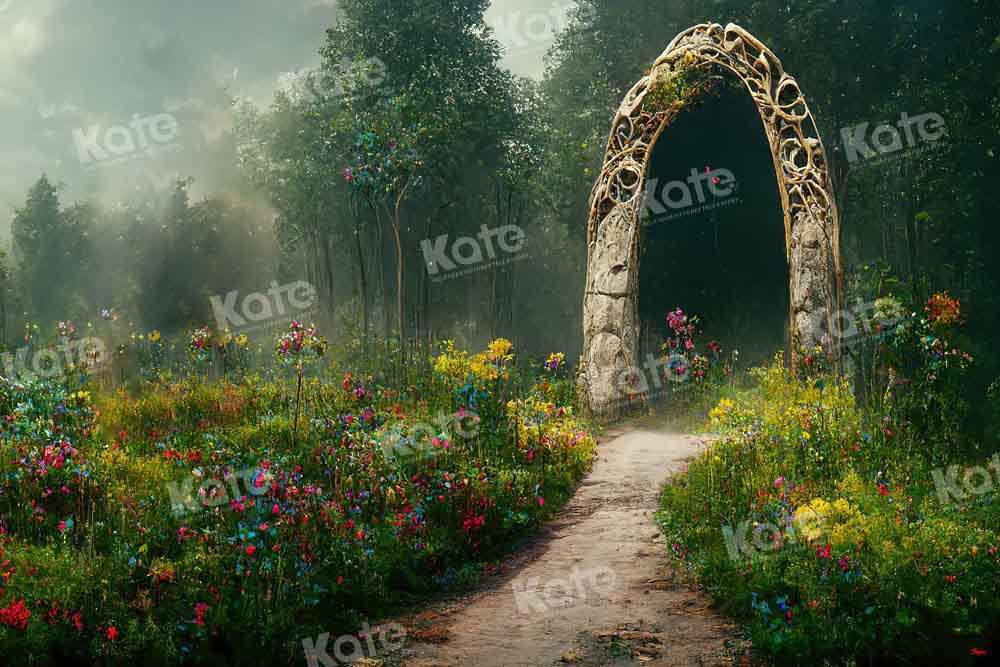 Kate Secret Garden Backdrop Grassland Spring Designed by Chain Photography