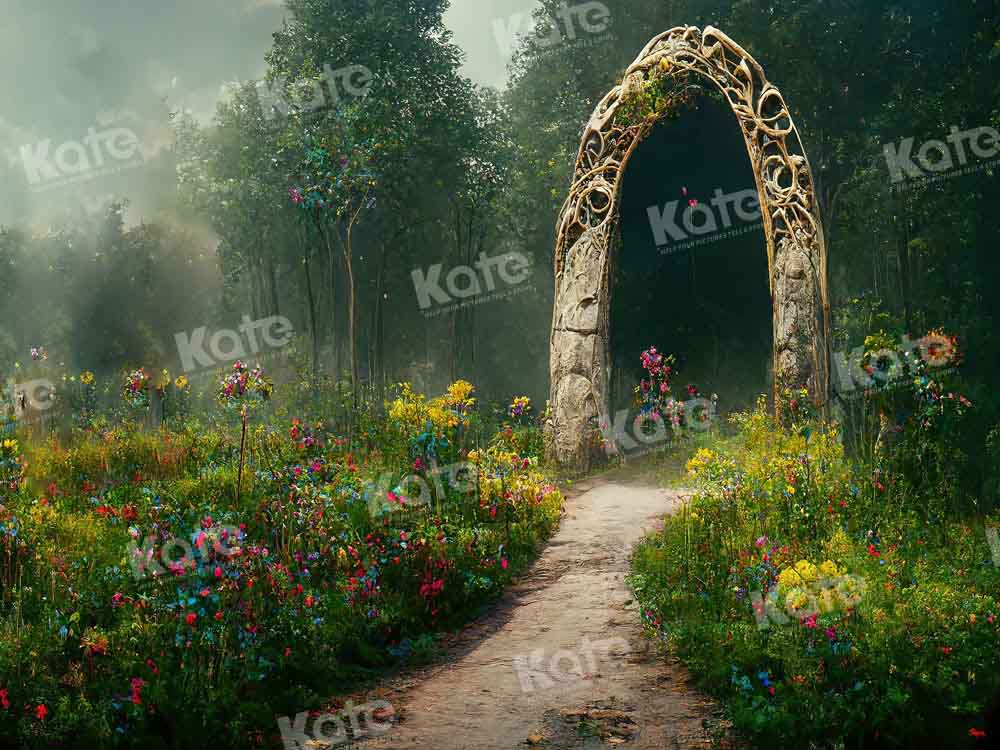 Kate Secret Garden Backdrop Grassland Spring Designed by Chain Photography