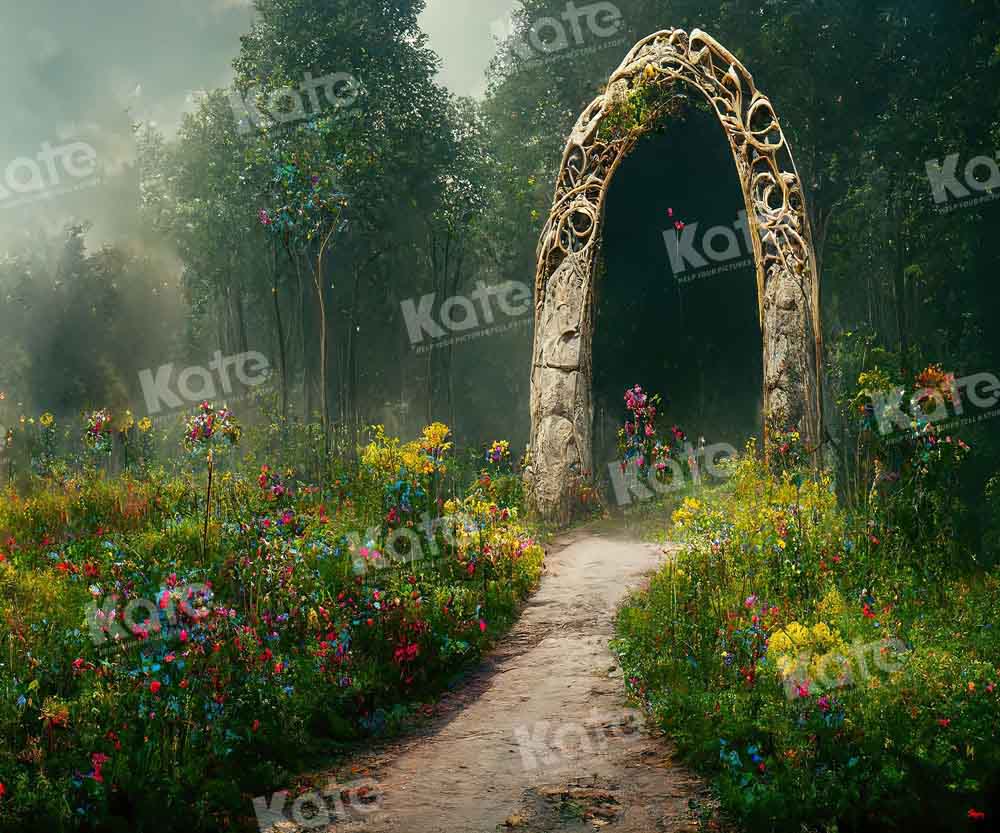 Kate Secret Garden Backdrop Grassland Spring Designed by Chain Photography