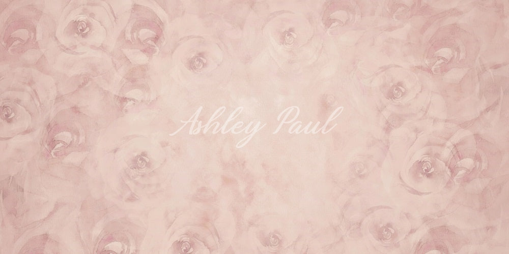 Kate Blushfloral Backdrop Designed by Ashley Paul