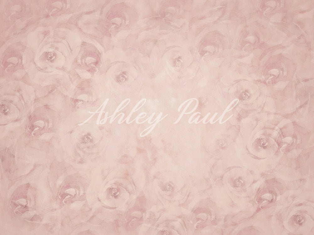 Kate Blushfloral Backdrop Designed by Ashley Paul