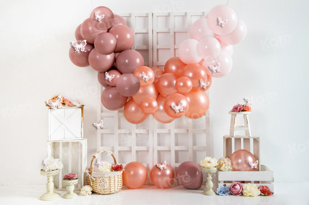 Kate Spring Boho Swag Balloon Backdrop for Photography