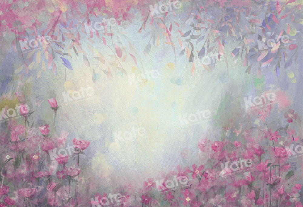 Kate Spring Flowers Backdrop Fine Art Portrait Designed by GQ