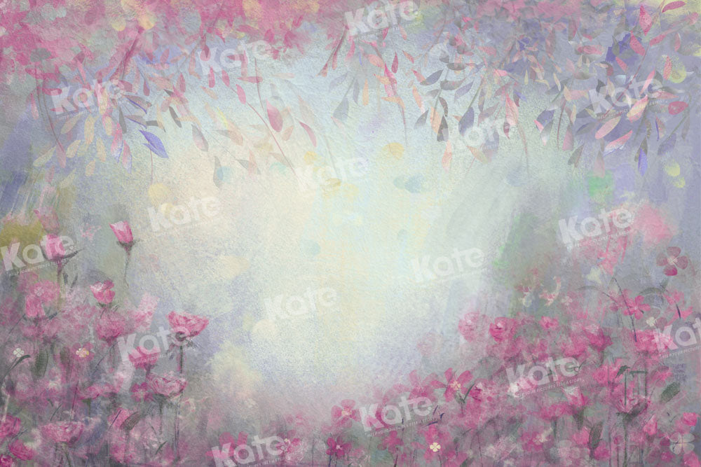 Kate Spring Flowers Backdrop Fine Art Portrait Designed by GQ