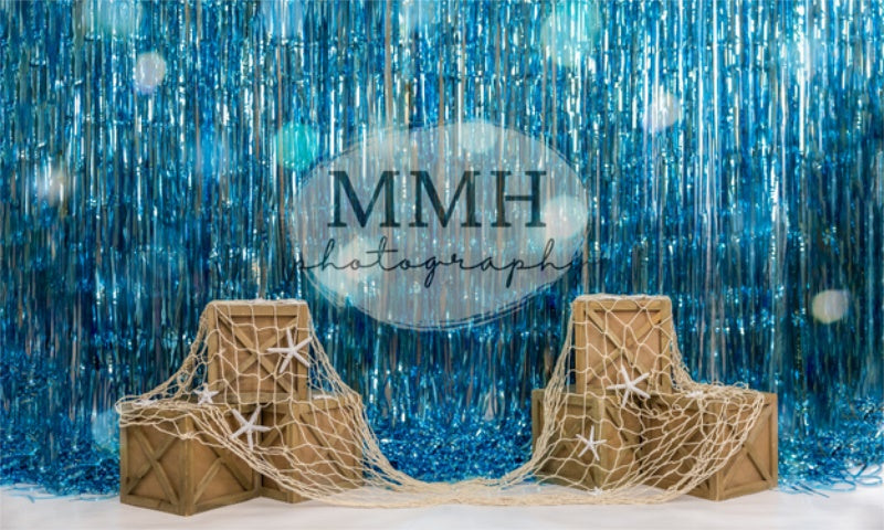 Kate Underwater Tinsel Mermaid Backdrop Designed by Melissa McCraw-Hummer