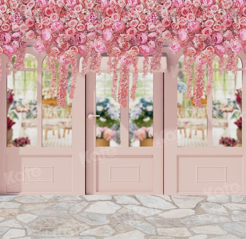 Kate Spring Flower Shop Backdrop Stone for Photography