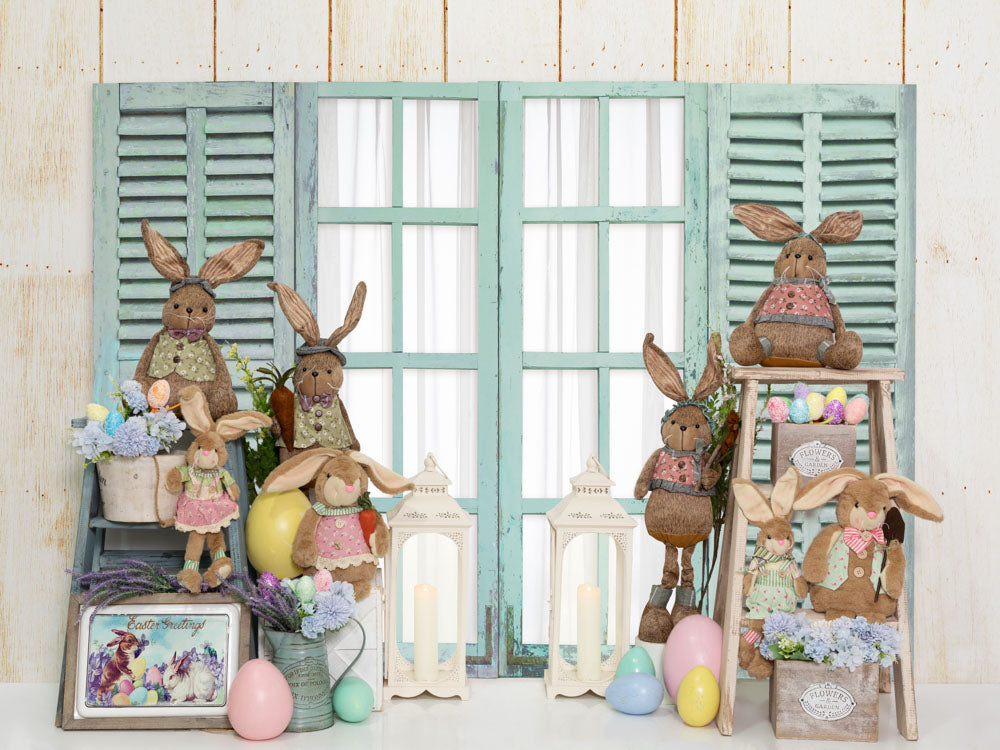 Kate Easter Bunny Backdrop Window Designed by Emetselch