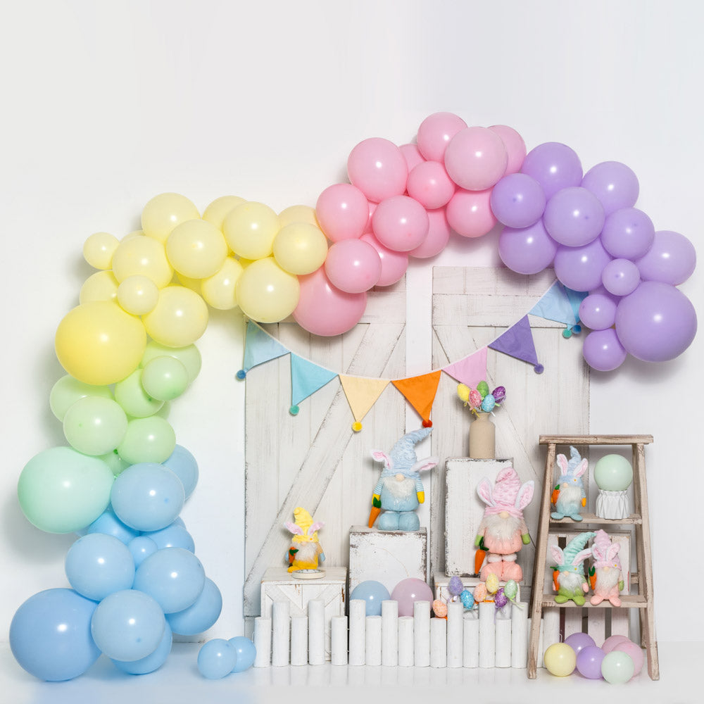 Kate Easter Bunny Backdrop Balloon Cake Smash Designed by Emetselch