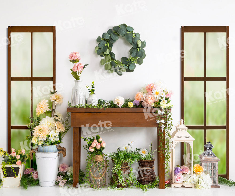 Kate Flower Shelf Backdrop Spring Window Designed by Emetselch