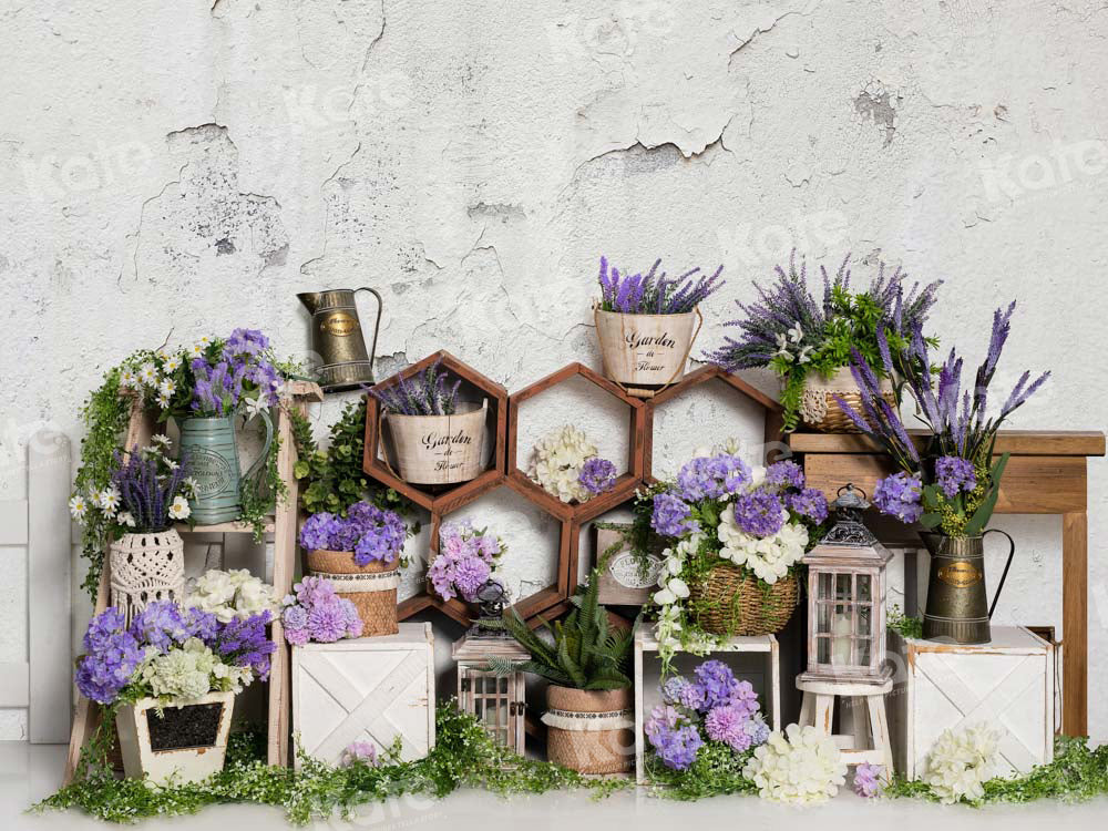 Kate Lavender Spring Backdrop Flowers Designed by Emetselch