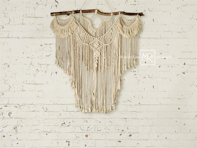 Kate Simple Macrame Wall Hanging Backdrop Designed by Mandy Ringe Photography