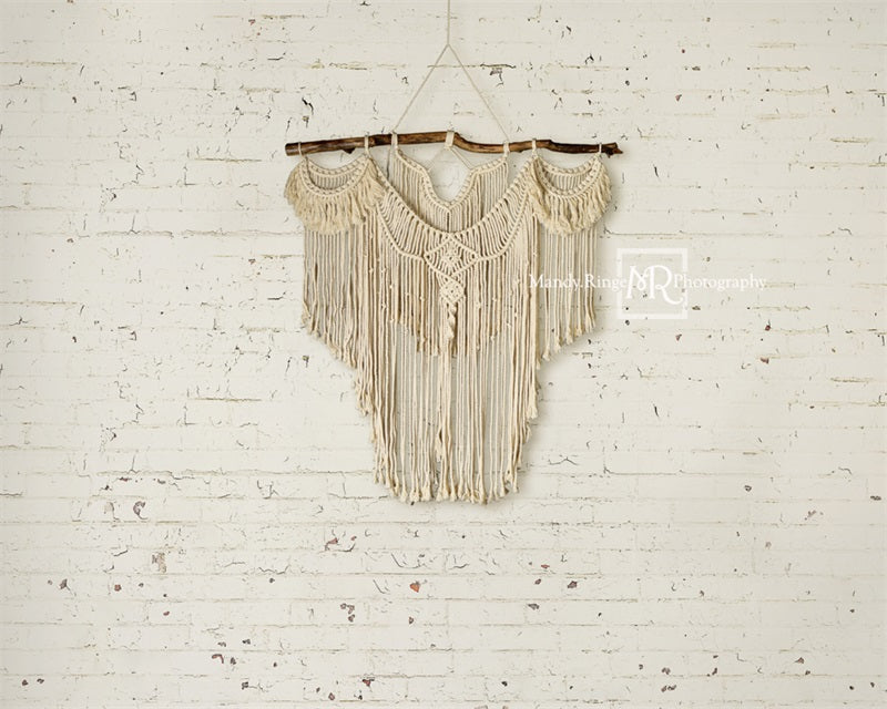 Kate Simple Macrame Wall Hanging Backdrop Designed by Mandy Ringe Photography