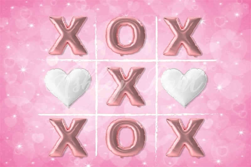 Kate Valentine's Day Heart Backdrop XOXO Designed by Ashley Paul