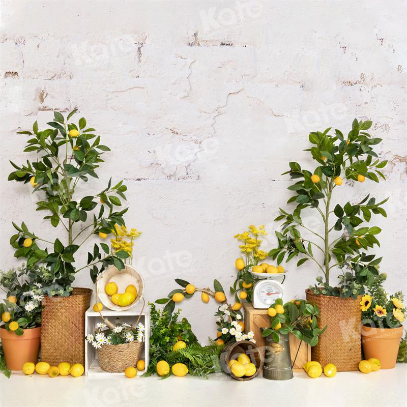 Kate Summer Lemon Tree Backdrop for Photography