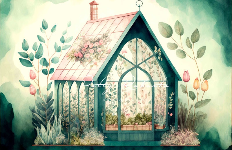 Kate Little Greenhouse Backdrop Flower Designed by Patty Robertss