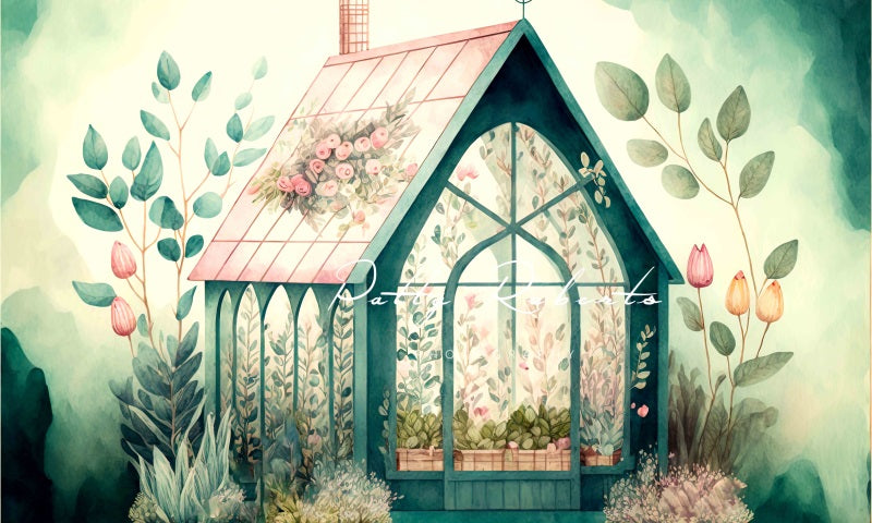 Kate Little Greenhouse Backdrop Flower Designed by Patty Robertss