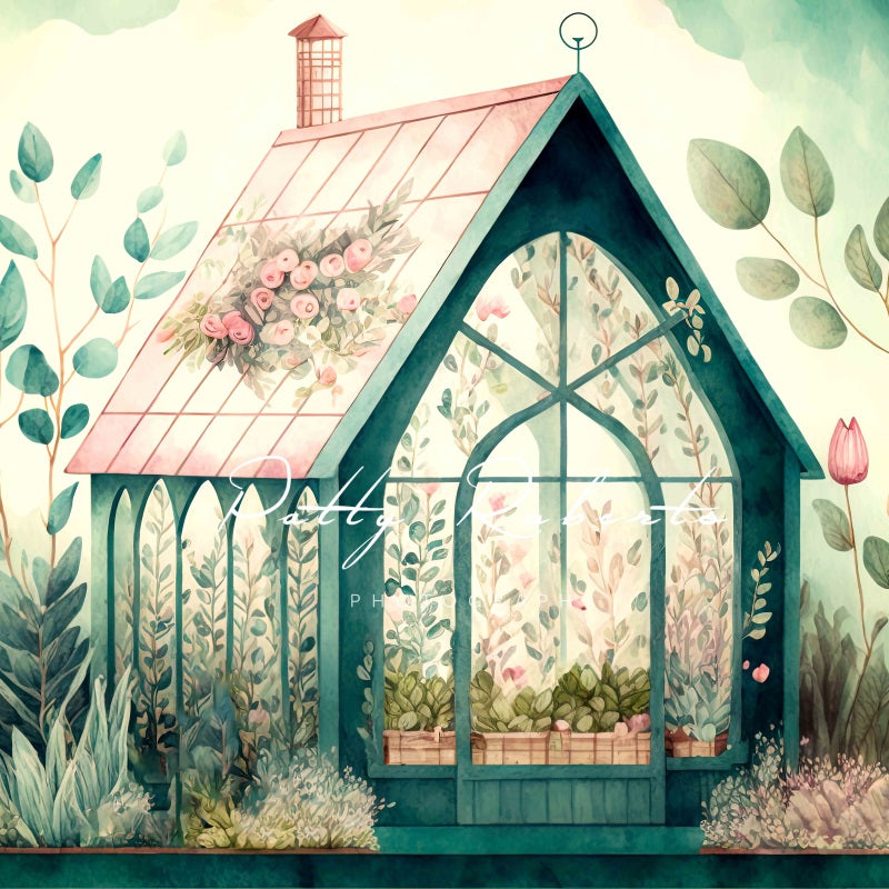 Kate Little Greenhouse Backdrop Flower Designed by Patty Robertss