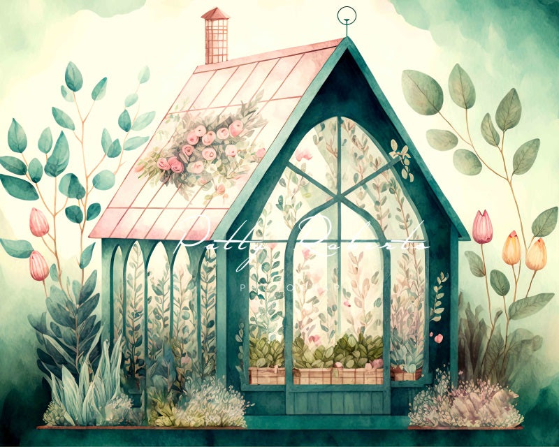 Kate Little Greenhouse Backdrop Flower Designed by Patty Robertss