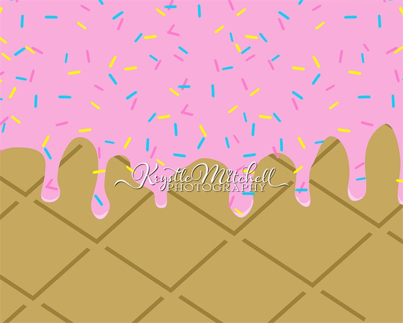 Kate Ice Cream Party Backdrop Designed By Krystle Mitchell Photography