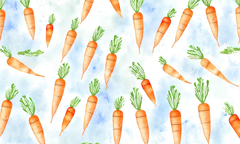 Kate Rain of Carrots Backdrop Designed by Patty Robertss