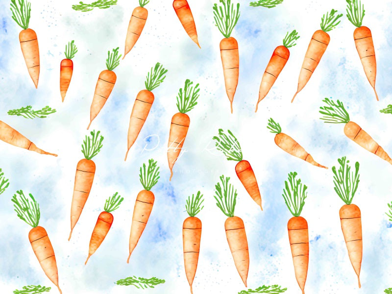 Kate Rain of Carrots Backdrop Designed by Patty Robertss