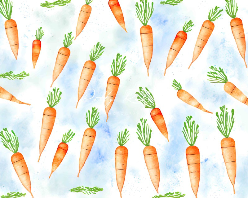 Kate Rain of Carrots Backdrop Designed by Patty Robertss