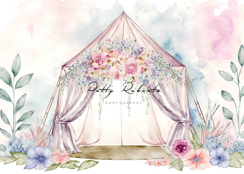 Kate Spring Boho Tepee Backdrop Designed by Patty Robertss