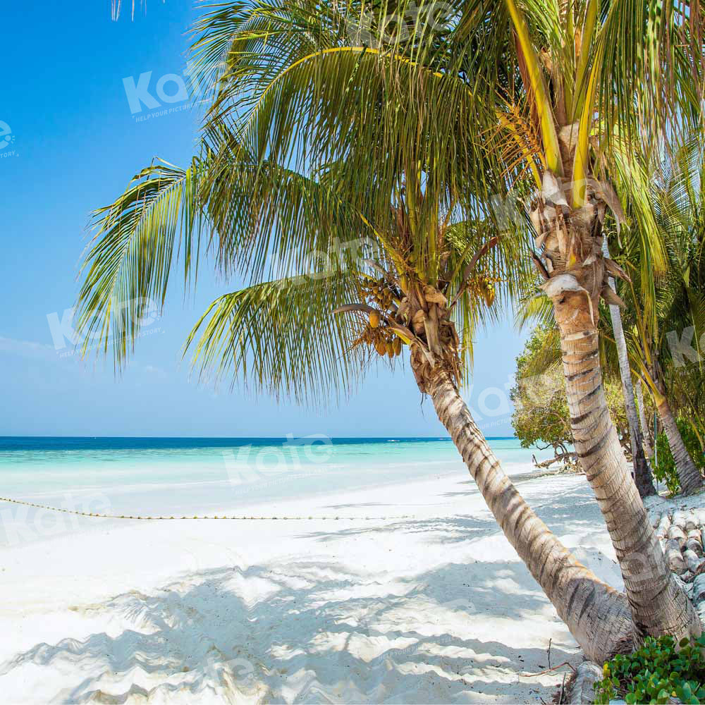 Kate Summer Beach Backdrop Blue Sky Designed by Chain Photography