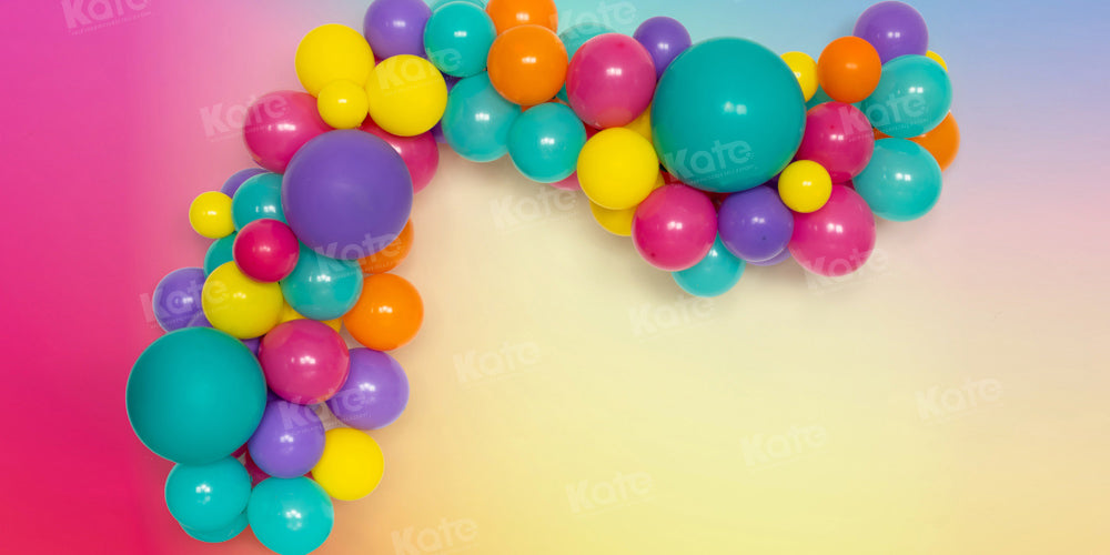 Kate Magic Balloon Party Backdrop Cake Smash Designed by Emetselch