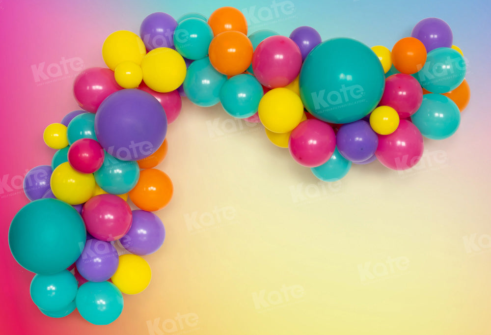 Kate Magic Balloon Party Backdrop Cake Smash Designed by Emetselch