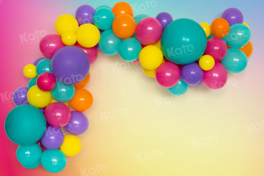 Kate Magic Balloon Party Backdrop Cake Smash Designed by Emetselch