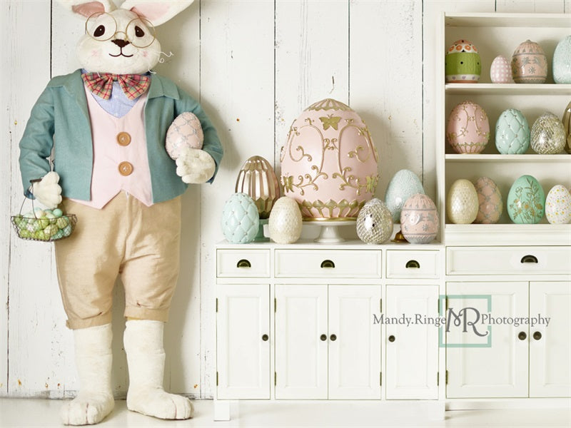 Kate Easter Bunny Kitchen Backdrop Designed by Mandy Ringe Photography