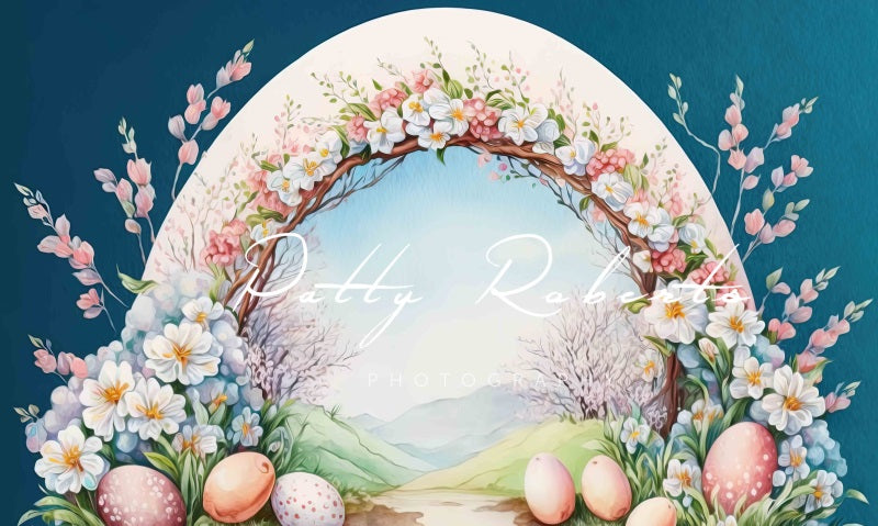 Kate Flower-Filled Easter Backdrop Designed by Patty Robertss